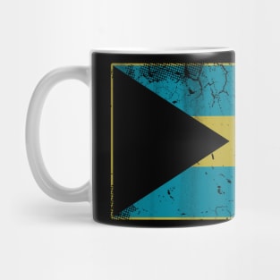 Vintage Bahamas Flag Home Vacation Family Mug